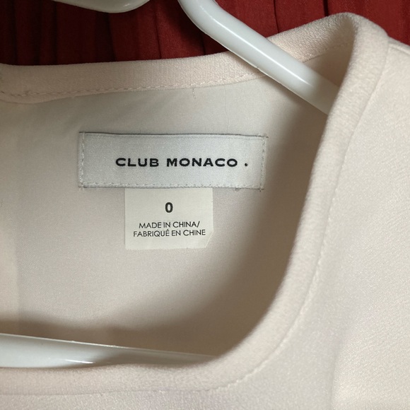 COPY - Club Monaco Larchye Dress - off white, blush pink - size 0 - Picture 5 of 11